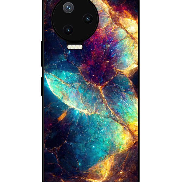 Infinix Note 12 Pro 4G | 2D Metal Case | Vibrant, Kaleidoscope, Chromatic Fusion | LC170