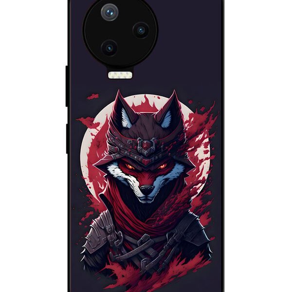 Infinix Note 12 Pro 4G | 2D Metal Case | Red Bloody Fox | LC170