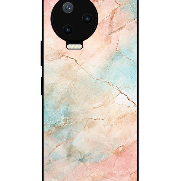 Infinix Note 12 Pro 4G | 2D Metal Case | Marble | LC170