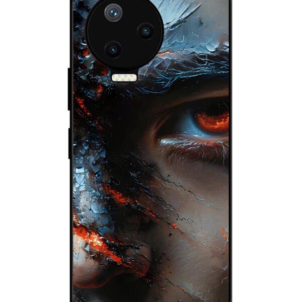 Infinix Note 12 Pro 4G | 2D Metal Case | Red-Eyed Warrior | LC170