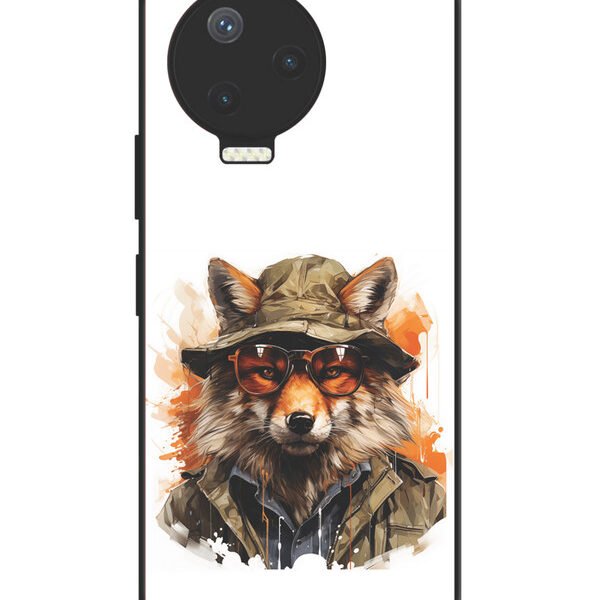 Infinix Note 12 Pro 4G | 2D Metal Case | Zoology Fox | LC170