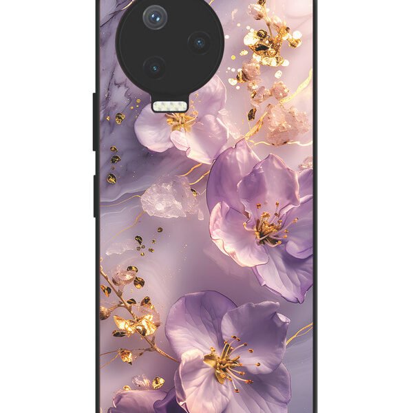 Infinix Note 12 Pro 4G | 2D Metal Case | Orchid With Golden Safron | LC170
