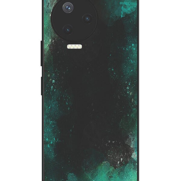 Infinix Note 12 Pro 4G | 2D Metal Case | Dark Black And Green Forest | LC170