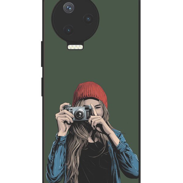 Infinix Note 12 Pro 4G | 2D Metal Case | Camera Girl | LC170