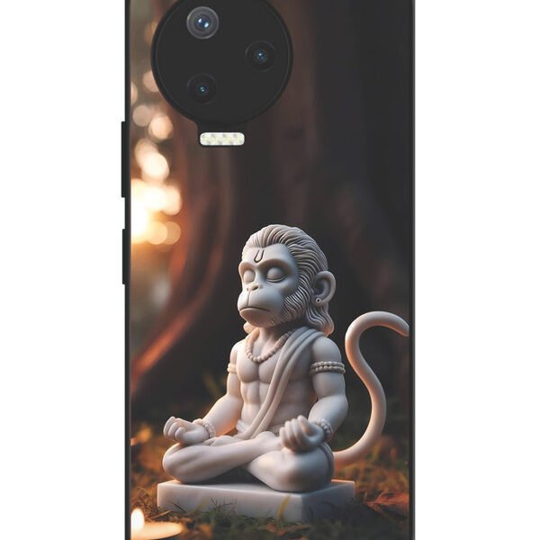 Infinix Note 12 Pro 4G | 2D Metal Case | Baby Hanuman Statue | LC170