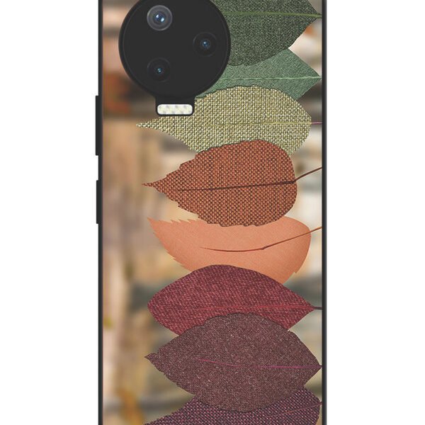 Infinix Note 12 Pro 4G | 2D Metal Case | Fabric Leafs | LC170