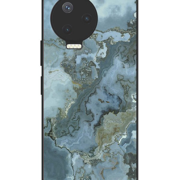 Infinix Note 12 Pro 4G | 2D Metal Case | Celestial Blue Marble | LC170