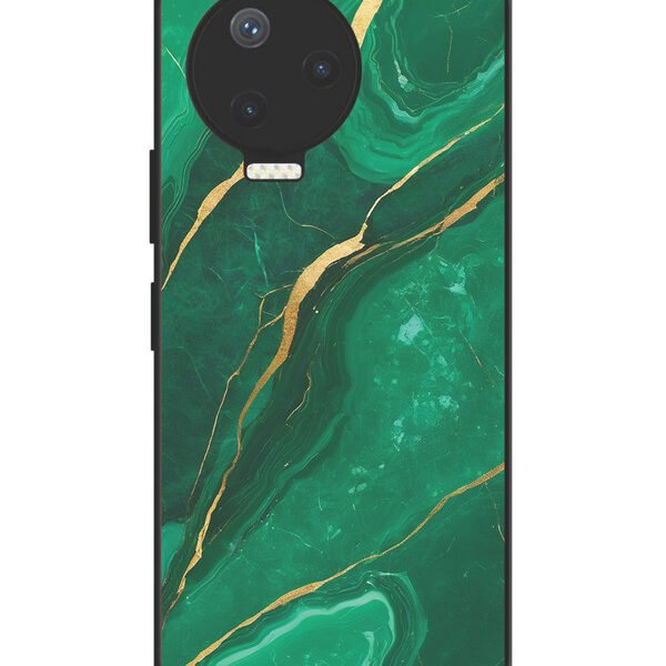 Infinix Note 12 Pro 4G | 2D Metal Case | Citrus Green Marble | LC170