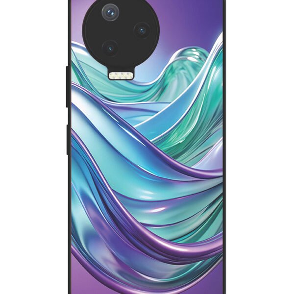 Infinix Note 12 Pro 4G | 2D Metal Case | Mystic Purple Wave | LC170
