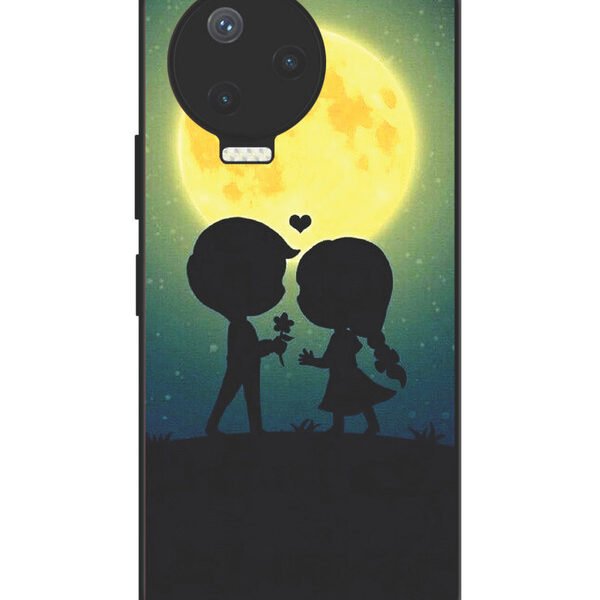 Infinix Note 12 Pro 4G | 2D Metal Case | Couple Kids | LC170