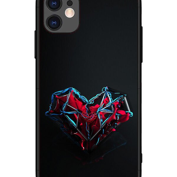 iPhone 11 | 2D Metal | heart-abstract | LC067