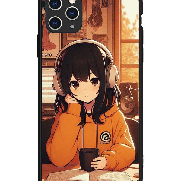 iPhone 11 Pro Max | 2D Metal | Cute Girl listening Music | LC079