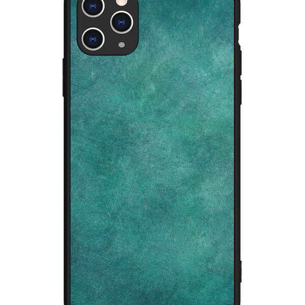 iPhone 11 Pro Max | 2D Metal | Jungle green with Scratches Marble | LC079