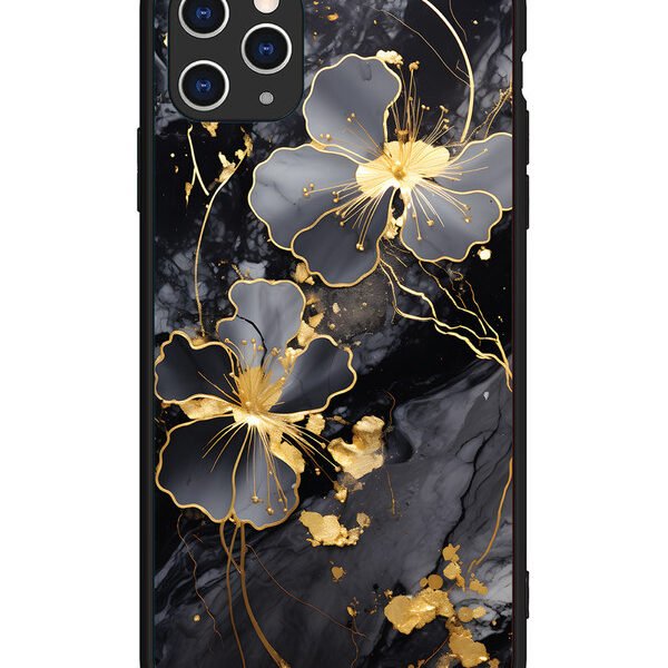 iPhone 11 Pro Max | 2D Metal | Dark Flowars | LC079