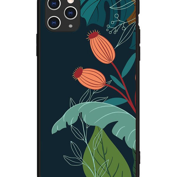 iPhone 11 Pro Max | 2D Metal | Plant Illustration | LC079