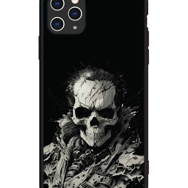 iPhone 11 Pro Max | 2D Metal | Dangeruous Skull | LC079
