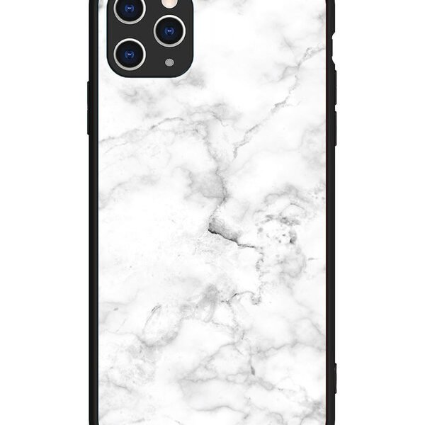 iPhone 11 Pro Max | 2D Metal | White Marble | LC079