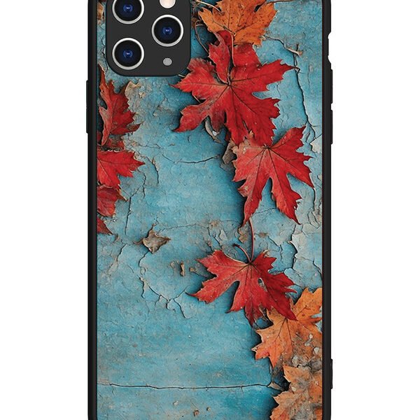 iPhone 11 Pro Max | 2D Metal | Autumn Leafs Marble | LC079