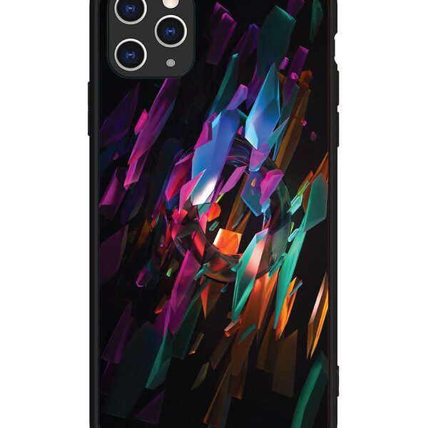 iPhone 11 Pro Max | 2D Metal | Abstract Colorful | LC079
