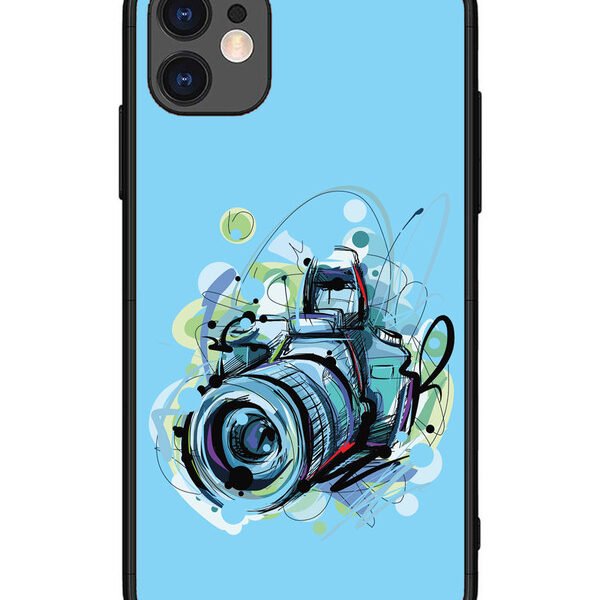 iPhone 11 | 2D Metal | Camera Blue Background | LC067