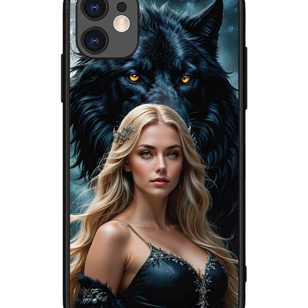 iPhone 11 | 2D Metal | Wolf & Girl | LC067