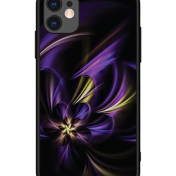 iPhone 11 | 2D Metal | Royal Purple Bloom | LC067