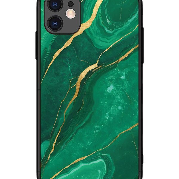 iPhone 11 | 2D Metal | Citrus Green Marble | LC067