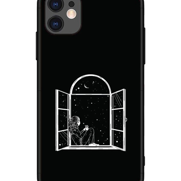 iPhone 11 | 2D Metal | Little Girl on Window | LC067