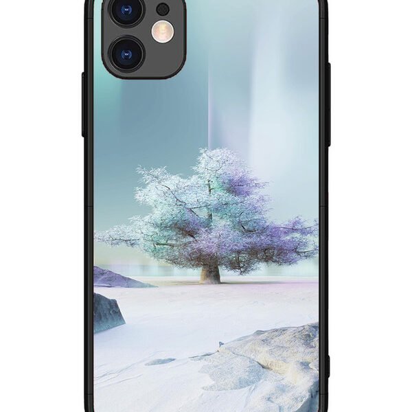 iPhone 11 | 2D Metal | Tree on lceland | LC067