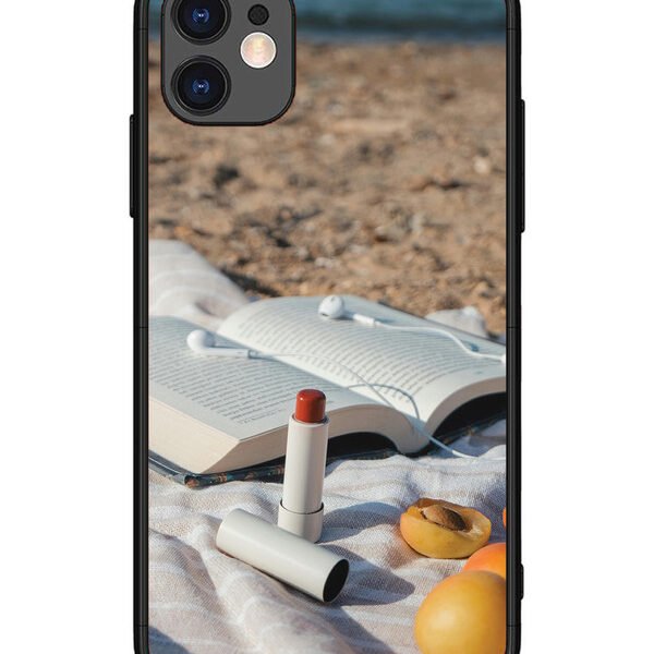 iPhone 11 | 2D Metal | Lipstick & Book | LC067
