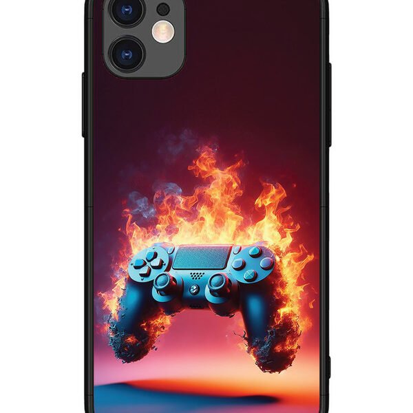 iPhone 11 | 2D Metal | Console on fire | LC067