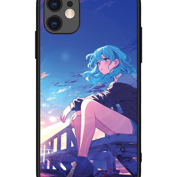 iPhone 11 | 2D Metal | Alone Girl | LC067