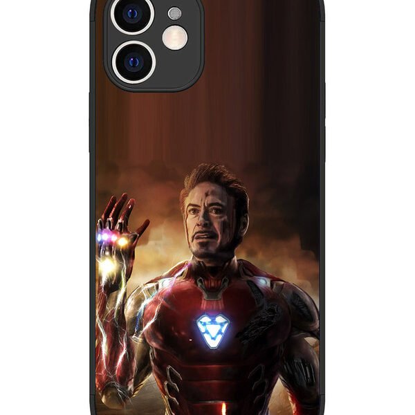 iPhone 12 | 2D Metal | iron man inifinity stones | LC075