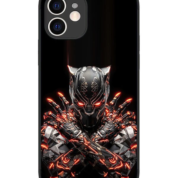 iPhone 12 | 2D Metal | black-panther | LC075