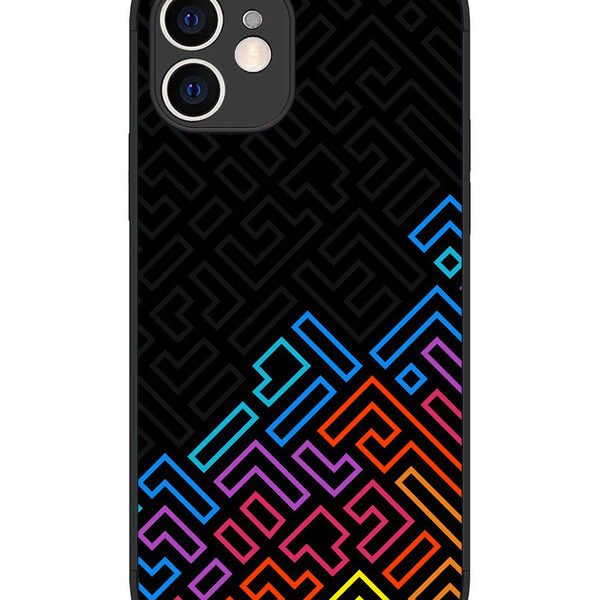 iPhone 12 | 2D Metal | colorful-abstract | LC075