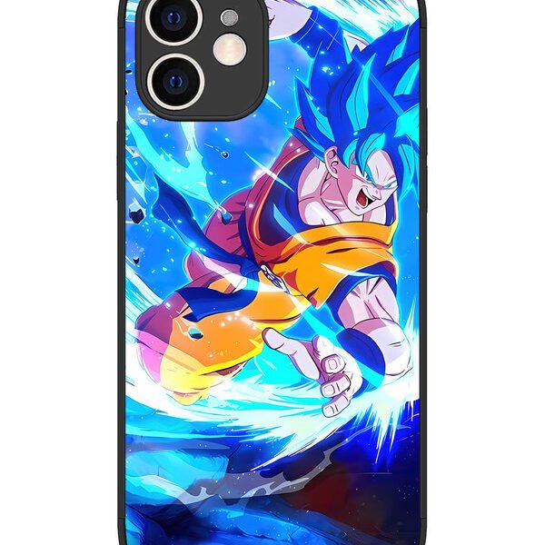 iPhone 12 | 2D Metal | goku-blue-dragon-ball | LC075