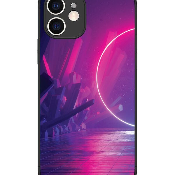 iPhone 12 | 2D Metal | abstract with Neon Light | LC075