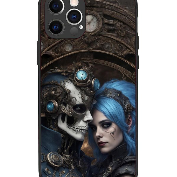 iPhone 12 Pro | 2D Metal | Skeleton & Devil Girl | LC069
