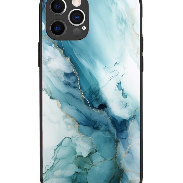 iPhone 12 Pro | 2D Metal | Oceanic Marble | LC069