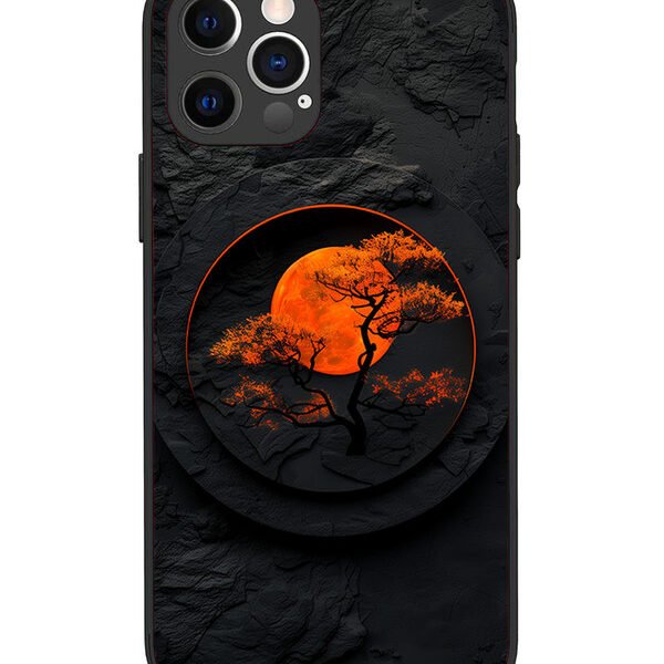 iPhone 12 Pro | 2D Metal | Dark knight Red Moon | LC069