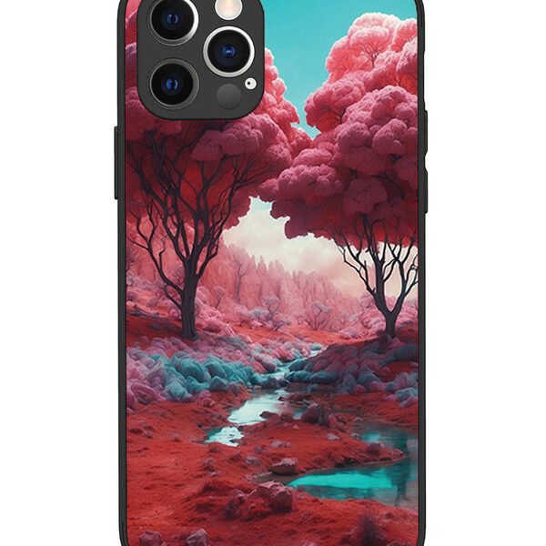 iPhone 12 Pro | 2D Metal | Pink Forest | LC069