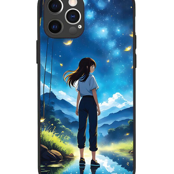 iPhone 12 Pro | 2D Metal | Girl In Beautiful Forest | LC069
