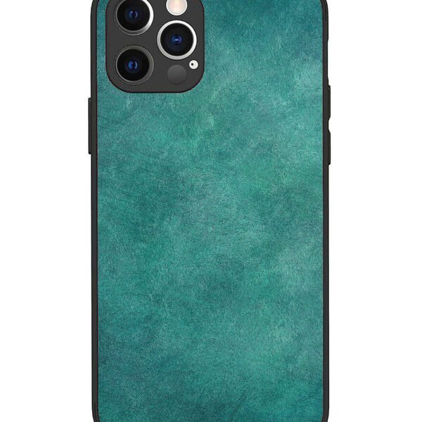 iPhone 12 Pro | 2D Metal | Jungle green with Scratches Marble | LC069