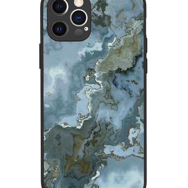 iPhone 12 Pro | 2D Metal | Celestial Blue Marble 2nd Pattern | LC069