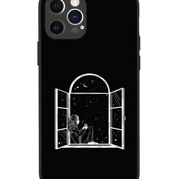 iPhone 12 Pro | 2D Metal | Little Girl on Window | LC069