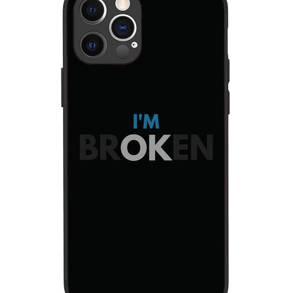 iPhone 12 Pro | 2D Metal | I'm Broken Dark Theme | LC069