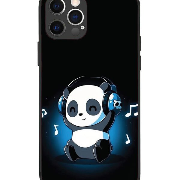 iPhone 12 Pro | 2D Metal | Panda Listening Music | LC069