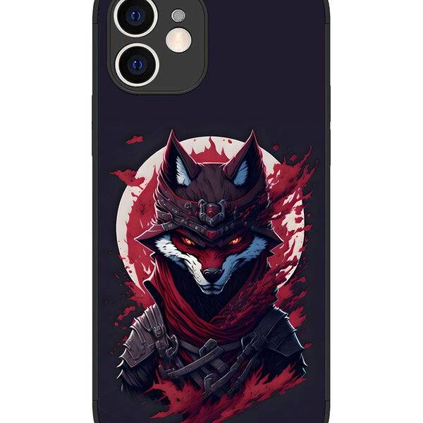 iPhone 12 | 2D Metal | Red Bloody Fox | LC075