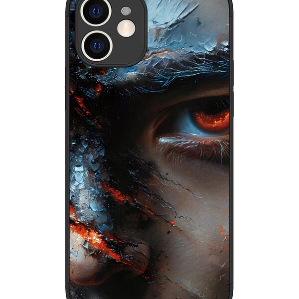 iPhone 12 | 2D Metal | Red-Eyed Warrior | LC075