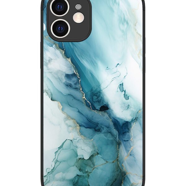 iPhone 12 | 2D Metal | Oceanic Sapphire Sphere | LC075